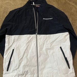 BMW - Men's Navy and White Jacket - XXL
